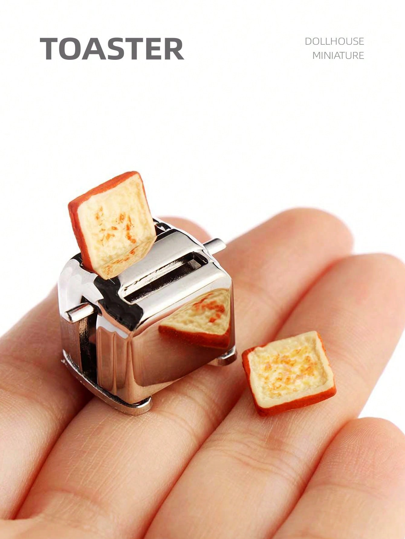 Toaster - Mini grille-pain miniature pour maison de