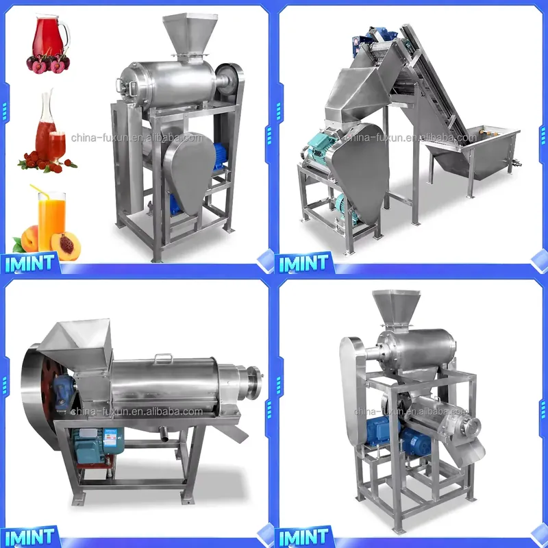 Juicer - Presse-agrumes industrielle automatique à double vis,