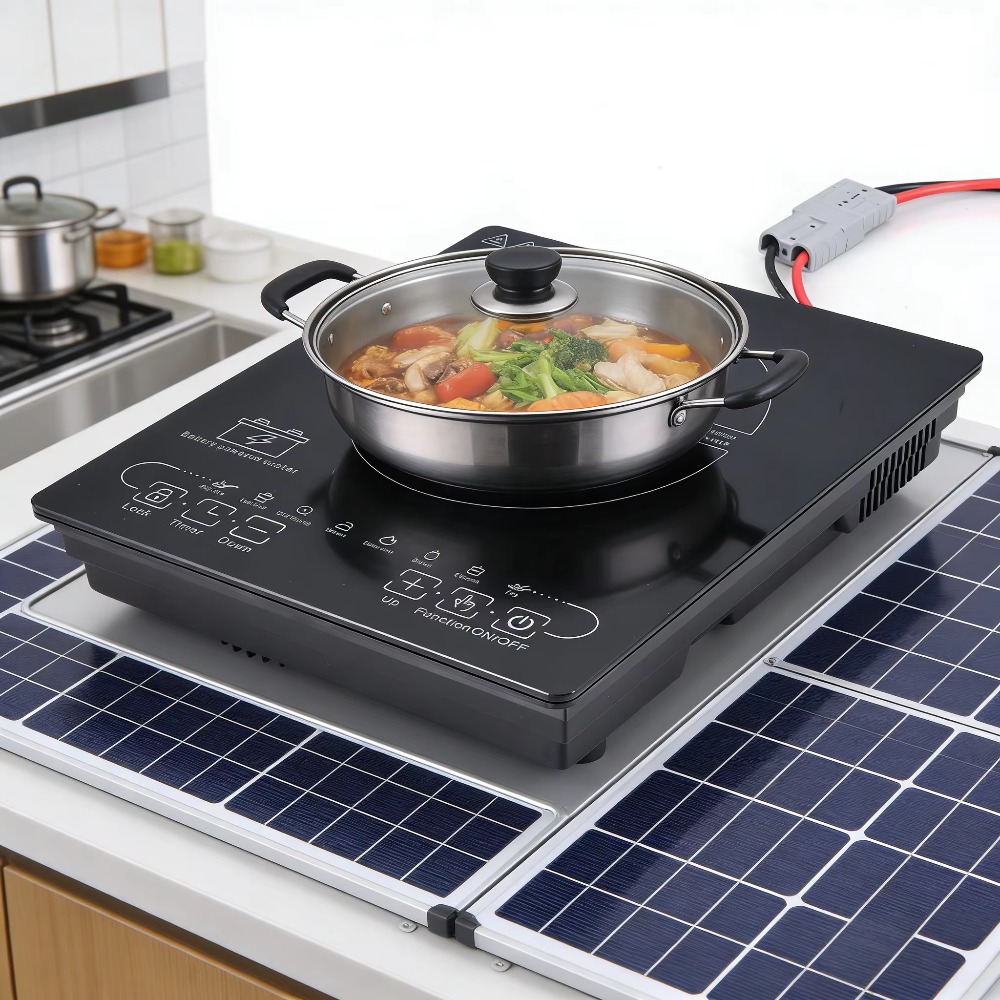 Induction Cooktop Portable - Cuisinière à induction solaire DC 24V/48V
