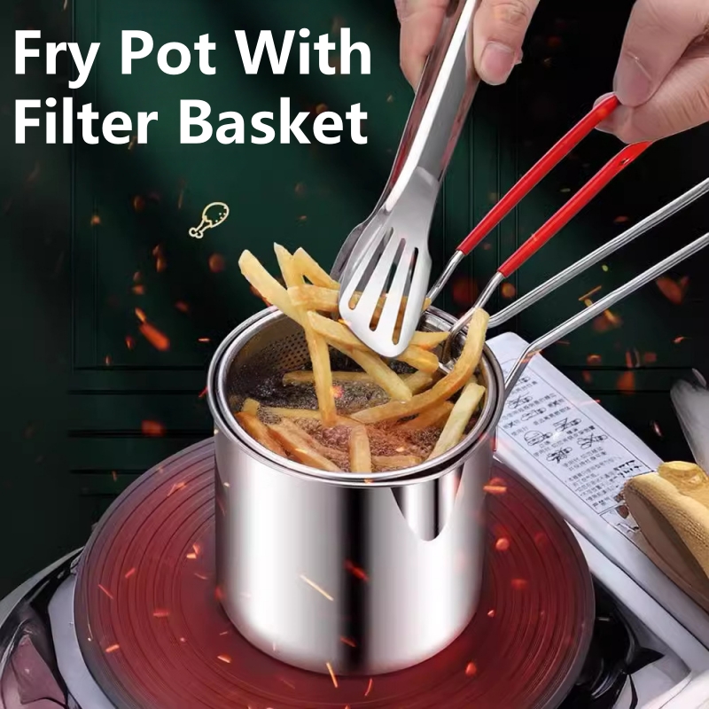Rice Cooker - Pot de friteuse en acier inoxydable