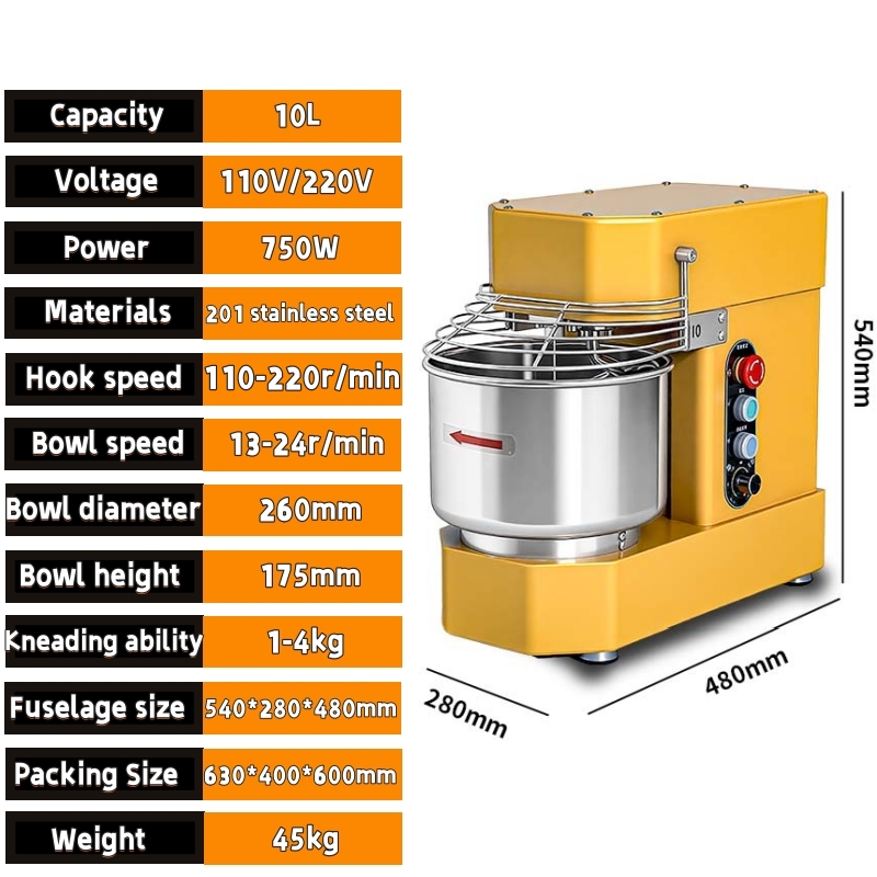 Nouveau mélangeur à spirale in - Stand Mixer avis et prix