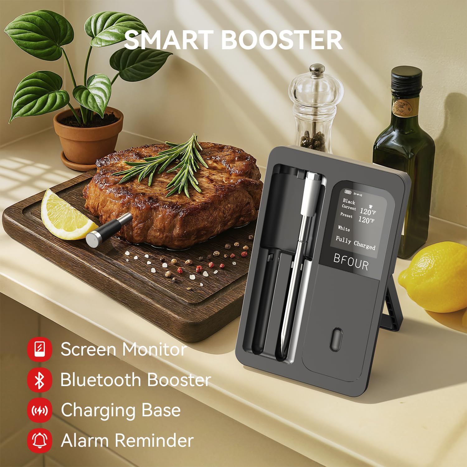 Thermomètre à viande sans fil, - Kitchen Appliances Video avis et prix
