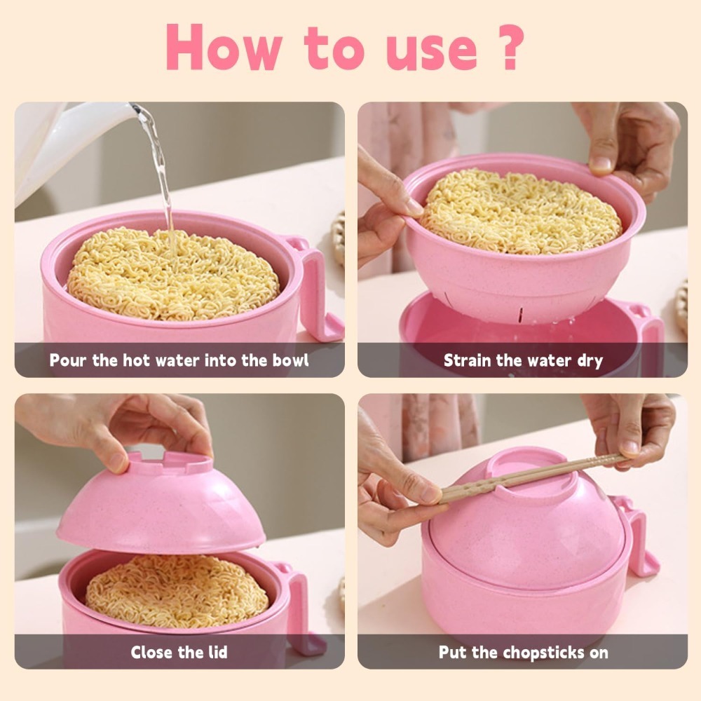Bol Ramen micro-ondes, ensembl - Rice Cooker avis et prix