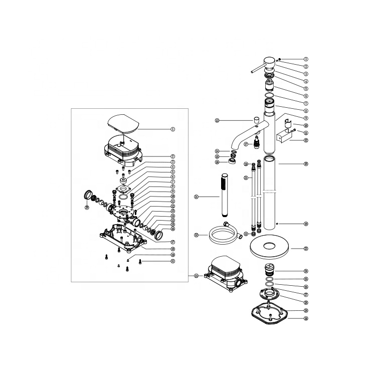 Mitigeur de douche minimaliste - Stand Mixer avis et prix
