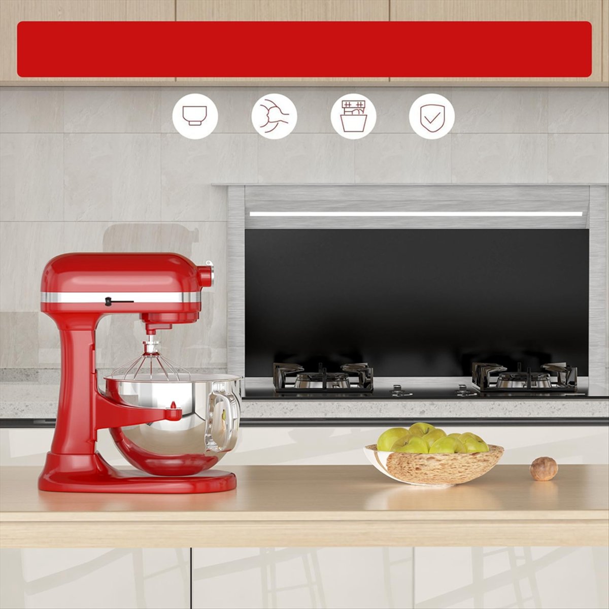 Bol mélangeur en acier inoxyda - Stand Mixer avis et prix