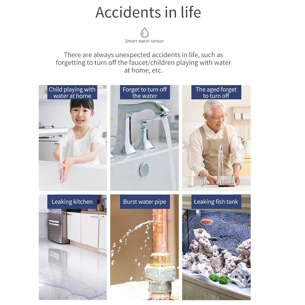 Zigbee capteur d'eau détecteur - Kitchen Appliances Video avis et prix