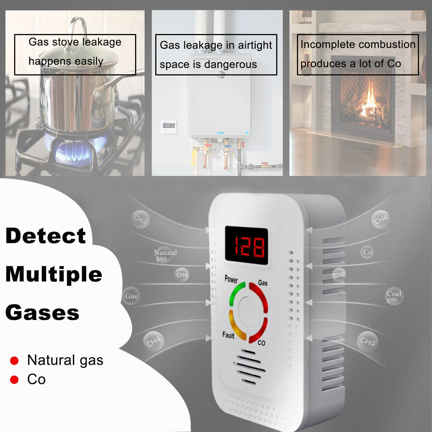Détecteur de gaz naturel 2 en  - Kitchen Appliances Video avis et prix